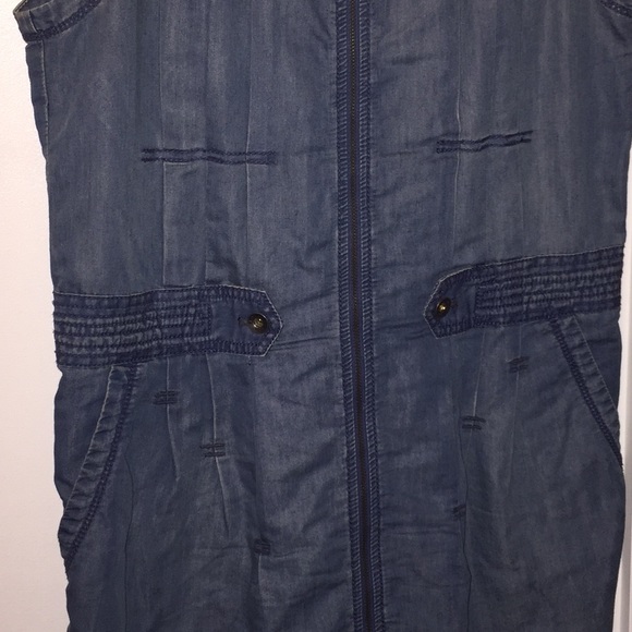 DKNY JEANS ZIPPER DRESS- worn once! - Picture 3 of 4